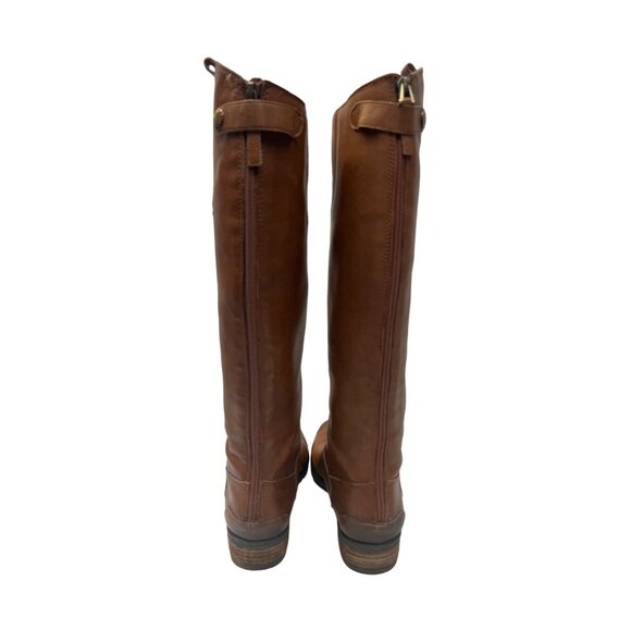 Sam Edelman Penny Whiskey Leather Tall Riding Boots - Picture 5 of 16